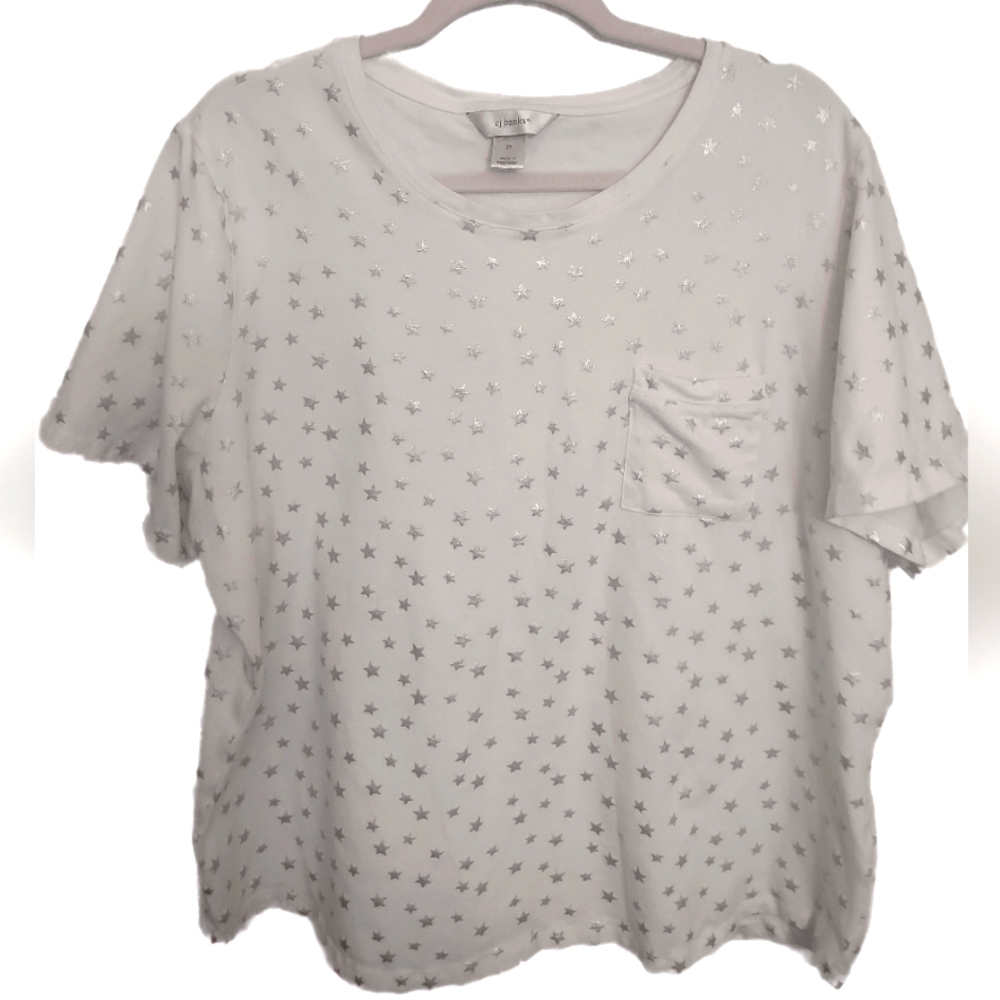 CJ Banks star T-shirt, 2X